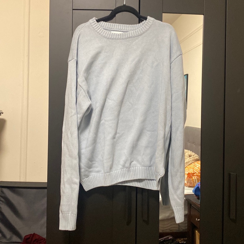 KROST light blue knit sweater